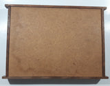 Vintage Coca-Cola Coke Delicious 5 Cents Relieves Fatigue Wood Framed Mirror Pub Lounge Beverage Drink Tray