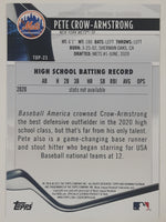 2021 Topps Bowman Platinum Top Prospects MLB Baseball Trading Cards (Individual) 1-50
