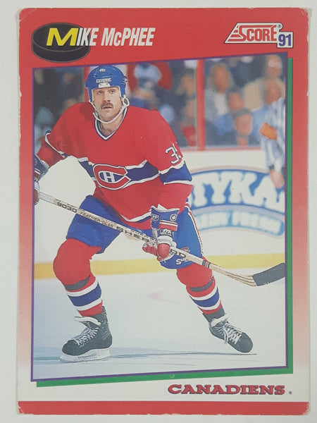 1991-92 Score Hockey NHL Ice Hockey Trading Cards (Individual)
