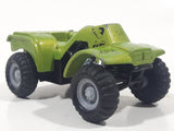 Maisto 383 Quad ATV 4 Wheeler All Terrain Vehicle 4x4 Lime Green Pullback Die Cast Motorized Friction Toy Car Vehicle Missing Parts