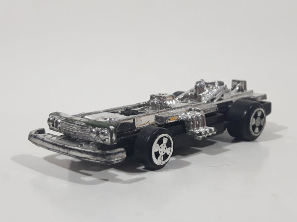 Vintage 1977 Stunt Squad Chrome Base Die Cast Toy Car Vehicle Made in Hong Kong