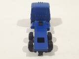 Vintage Cab Over Semi Truck Blue Die Cast Toy Car Vehicle Made in Hong Kong