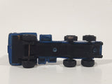 Vintage Cab Over Semi Truck Blue Die Cast Toy Car Vehicle Made in Hong Kong
