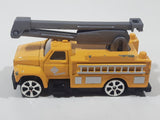 Motor Max 6038 Cherry Picker Boom Utility Truck Yellow Die Cast Toy Car Vehicle