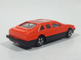Greenbrier 9804 Sedan Bright Orange Die Cast Toy Car Vehicle
