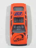 Greenbrier 9804 Sedan Bright Orange Die Cast Toy Car Vehicle