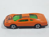 Greenbrier 9809 Sports Coupe Bright Orange Die Cast Toy Car Vehicle