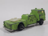 Zylmex P312 Fire Engine Lime Green Die Cast Toy Ladder Truck Firefighting Car Vehicle