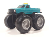 Vintage 1980 McDonald's Bigfoot Monster Truck Ford Teal Green Plastic Die Cast Toy Car Vehicle
