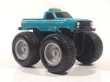 Vintage 1980 McDonald's Bigfoot Monster Truck Ford Teal Green Plastic Die Cast Toy Car Vehicle