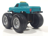 Vintage 1980 McDonald's Bigfoot Monster Truck Ford Teal Green Plastic Die Cast Toy Car Vehicle