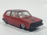 Rare Vintage Zee Toys Dyna Wheels D83 Volkswagen Golf GTI Red Die Cast Toy Car Vehicle