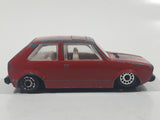 Rare Vintage Zee Toys Dyna Wheels D83 Volkswagen Golf GTI Red Die Cast Toy Car Vehicle