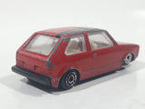 Rare Vintage Zee Toys Dyna Wheels D83 Volkswagen Golf GTI Red Die Cast Toy Car Vehicle