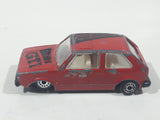 Rare Vintage Zee Toys Dyna Wheels D83 Volkswagen Golf GTI Red Die Cast Toy Car Vehicle