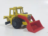 Vintage 1978 Lesney Matchbox Superfast No. 29 Tractor Shovel Yellow and Red Die Cast Toy Construction Building Equipment Vehicle Broken Wheel