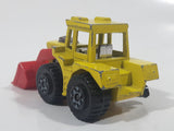 Vintage 1978 Lesney Matchbox Superfast No. 29 Tractor Shovel Yellow and Red Die Cast Toy Construction Building Equipment Vehicle Broken Wheel