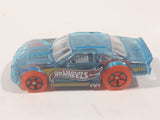 2015 Hot Wheels X-Raycers Stockar Translucent Light Blue Die Cast Toy Car Vehicle