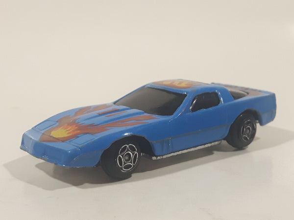 Summer Marz Karz No. 8564 Chevrolet Corvette #11 Blue Die Cast Toy Car Vehicle