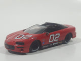 Jada Toys No. 91289 2002 Chevy Camaro Red 1/64 Scale Die Cast Toy Car Vehicle