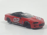 Jada Toys No. 91289 2002 Chevy Camaro Red 1/64 Scale Die Cast Toy Car Vehicle