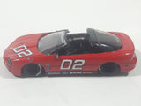 Jada Toys No. 91289 2002 Chevy Camaro Red 1/64 Scale Die Cast Toy Car Vehicle