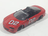 Jada Toys No. 91289 2002 Chevy Camaro Red 1/64 Scale Die Cast Toy Car Vehicle