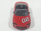 Jada Toys No. 91289 2002 Chevy Camaro Red 1/64 Scale Die Cast Toy Car Vehicle