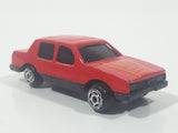 Vintage Summer Marz Karz No. 8802 Volvo 760 Sedan Safety #1 Red Die Cast Toy Car Vehicle Made in China