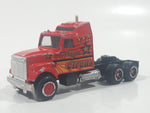 Vintage Majorette Super Movers 600 Series Circus Semi Tractor Truck Red 1/87 Scale Die Cast Toy Car Vehicle