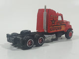 Vintage Majorette Super Movers 600 Series Circus Semi Tractor Truck Red 1/87 Scale Die Cast Toy Car Vehicle
