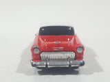 Maisto 1955 Chevrolet Bel Air Red and White Die Cast Toy Car Vehicle