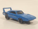 2017 Hot Wheels Muscle Mania '69 Dodge Charger Daytona Blue Die Cast Toy Muscle Car Vehicle
