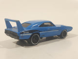 2017 Hot Wheels Muscle Mania '69 Dodge Charger Daytona Blue Die Cast Toy Muscle Car Vehicle