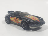 1982 Hot Wheels Porsche 911 P-911 Black Die Cast Toy Car Vehicle