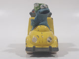 1981, 1983 Playskool The Muppets Sesame Street Blue Cookie Monster Yellow Die Cast Toy Car Vehicle