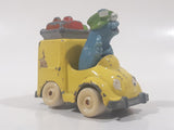 1981, 1983 Playskool The Muppets Sesame Street Blue Cookie Monster Yellow Die Cast Toy Car Vehicle