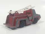 Vintage PlayArt Fire Engine Ladder Truck Red Die Cast Toy Car Rescue Emergency Vehicle Made in Hong Kong