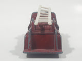 Vintage PlayArt Fire Engine Ladder Truck Red Die Cast Toy Car Rescue Emergency Vehicle Made in Hong Kong