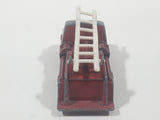 Vintage PlayArt Fire Engine Ladder Truck Red Die Cast Toy Car Rescue Emergency Vehicle Made in Hong Kong