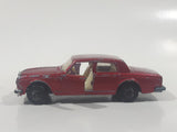 Vintage 1979 Lesney Matchbox Superfast No. 39 Rolls Royce Silver Shadow II Dark Red Die Cast Toy Car Vehicle with Opening Doors