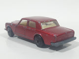 Vintage 1979 Lesney Matchbox Superfast No. 39 Rolls Royce Silver Shadow II Dark Red Die Cast Toy Car Vehicle with Opening Doors