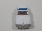 Vintage Warner Bro. ERTL Dukes of Hazzard 1980 Pontiac Bonneville Sheriff Police Cop White Die Cast Toy Car Vehicle TV Show Collectible Blue Lights