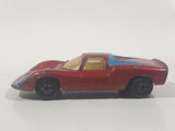 Vintage 1970 Lesney Matchbox Series Superfast No. 68 Porsche 910 Red Die Cast Toy Car Vehicle Made in England