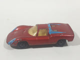 Vintage 1970 Lesney Matchbox Series Superfast No. 68 Porsche 910 Red Die Cast Toy Car Vehicle Made in England