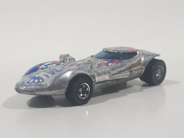 Vintage 1977 Hot Wheels Super Chromes Twin Mill Chrome Die Cast Toy Car Vehicle