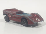 Vintage 1969 Hot Wheels Grand Prix McLaren M6A Spectraflame Red Die Cast Toy Car Vehicle Red Lines