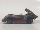Vintage 1969 Hot Wheels Grand Prix McLaren M6A Spectraflame Red Die Cast Toy Car Vehicle Red Lines
