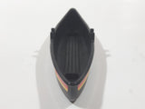 Vintage 1983 Buddy L Canoe Boat Black Plastic Toy