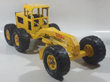 Vintage 1970s Tonka 16210 MR-970 Road Grader Yellow 17 1/2" Long Pressed Steel Die Cast Toy Car Vehicle